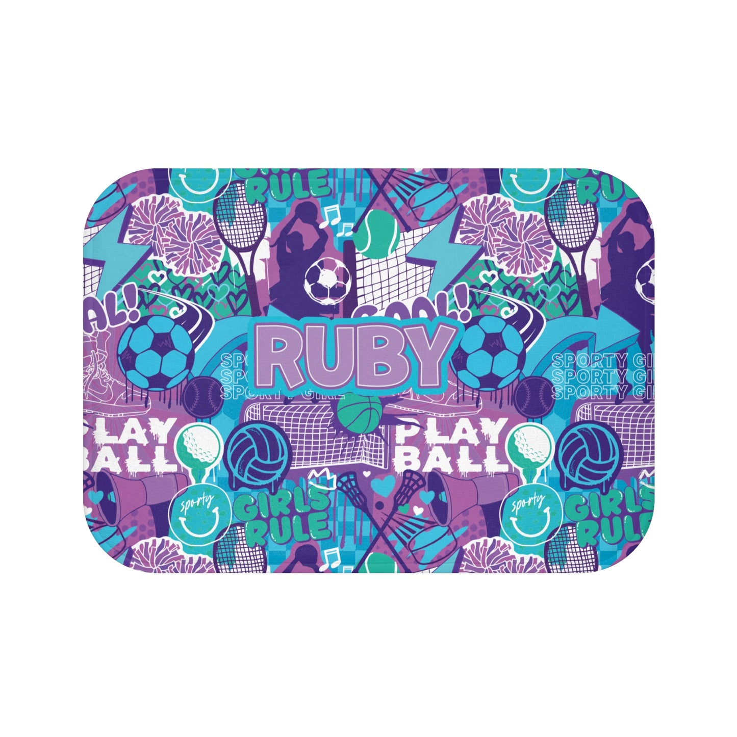 Sporty Girl Bath Mat