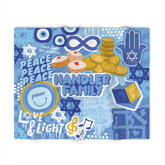 Happy Hanukkah Blanket