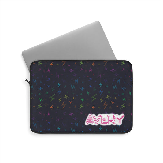 Rainbow Bolts Laptop Sleeve