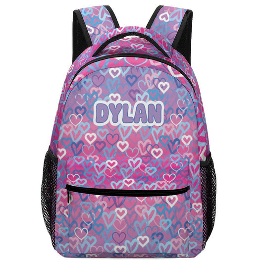 Ombre Hearts Kids Backpack