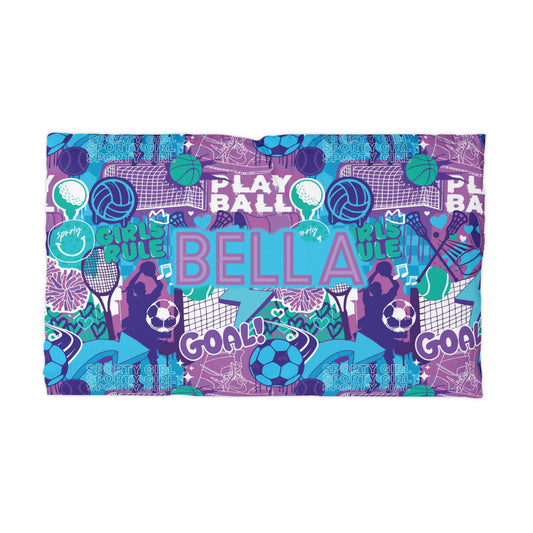 Sporty Girl Pillow Case