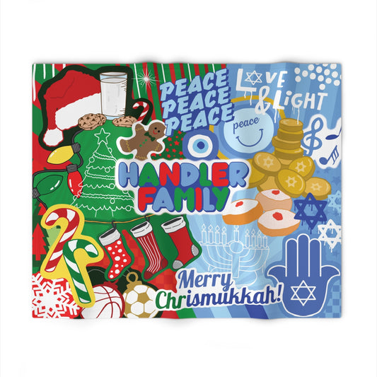 Merry Chrismukkah Blanket
