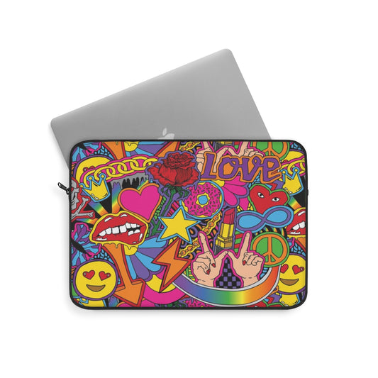 Love and Peace Laptop Sleeve