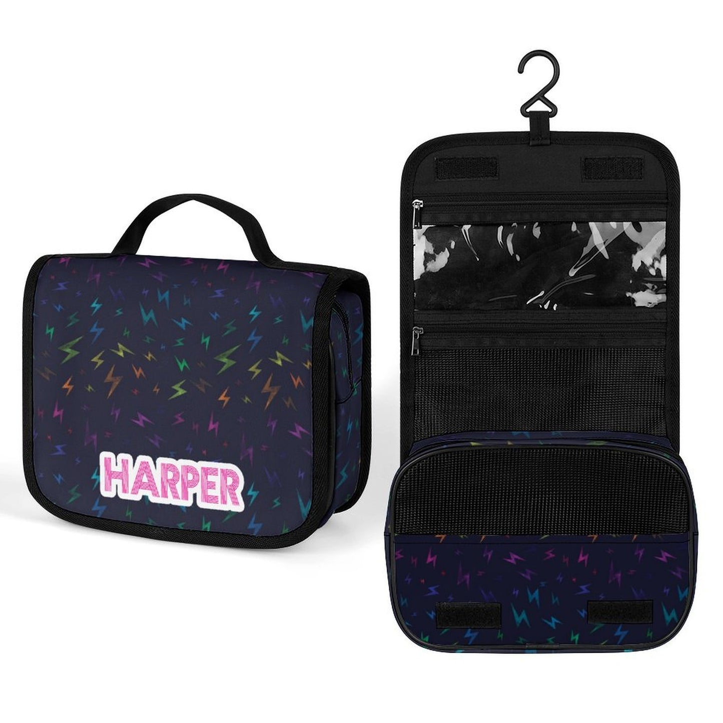 Rainbow Bolts Toiletry Bag