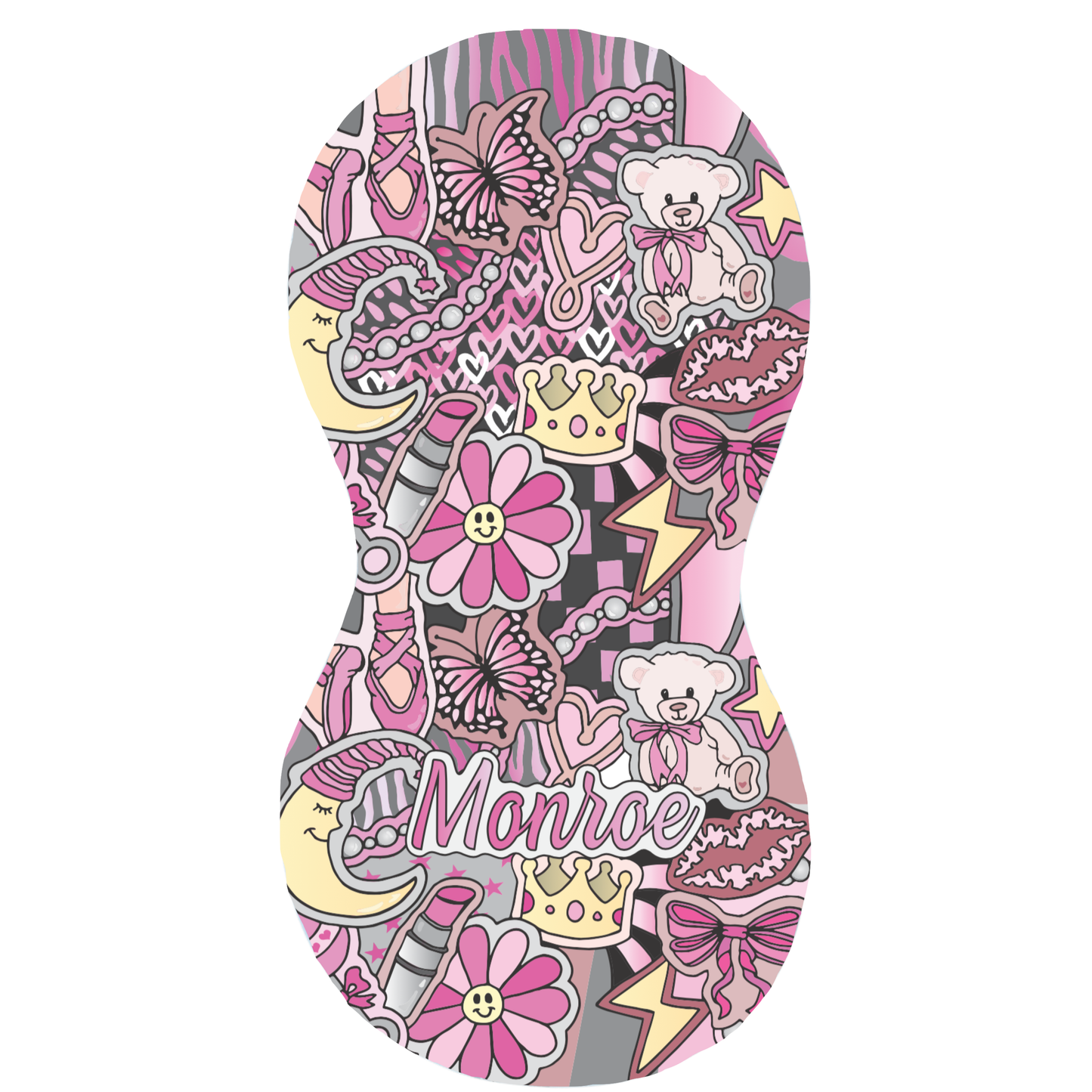Baby Girl Lullaby Burp Cloth