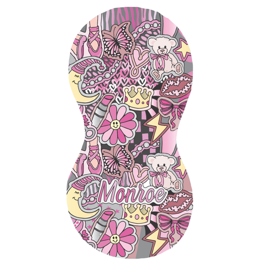 Baby Girl Lullaby Burp Cloth