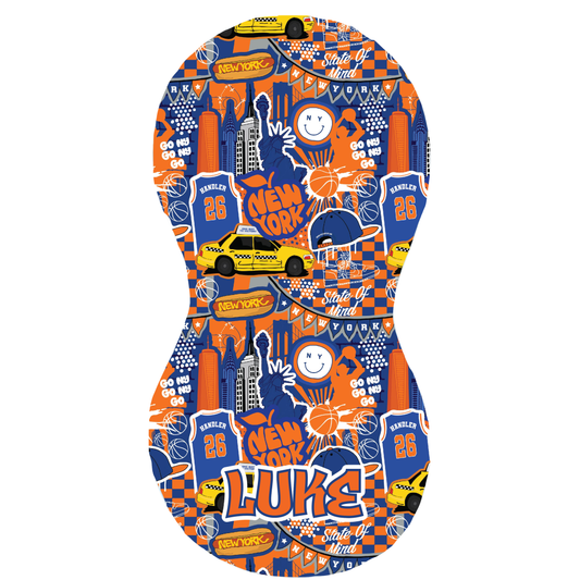 New York Basketball Burp Cloth