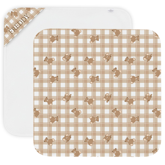 Teddy Tumbles Hooded Towel