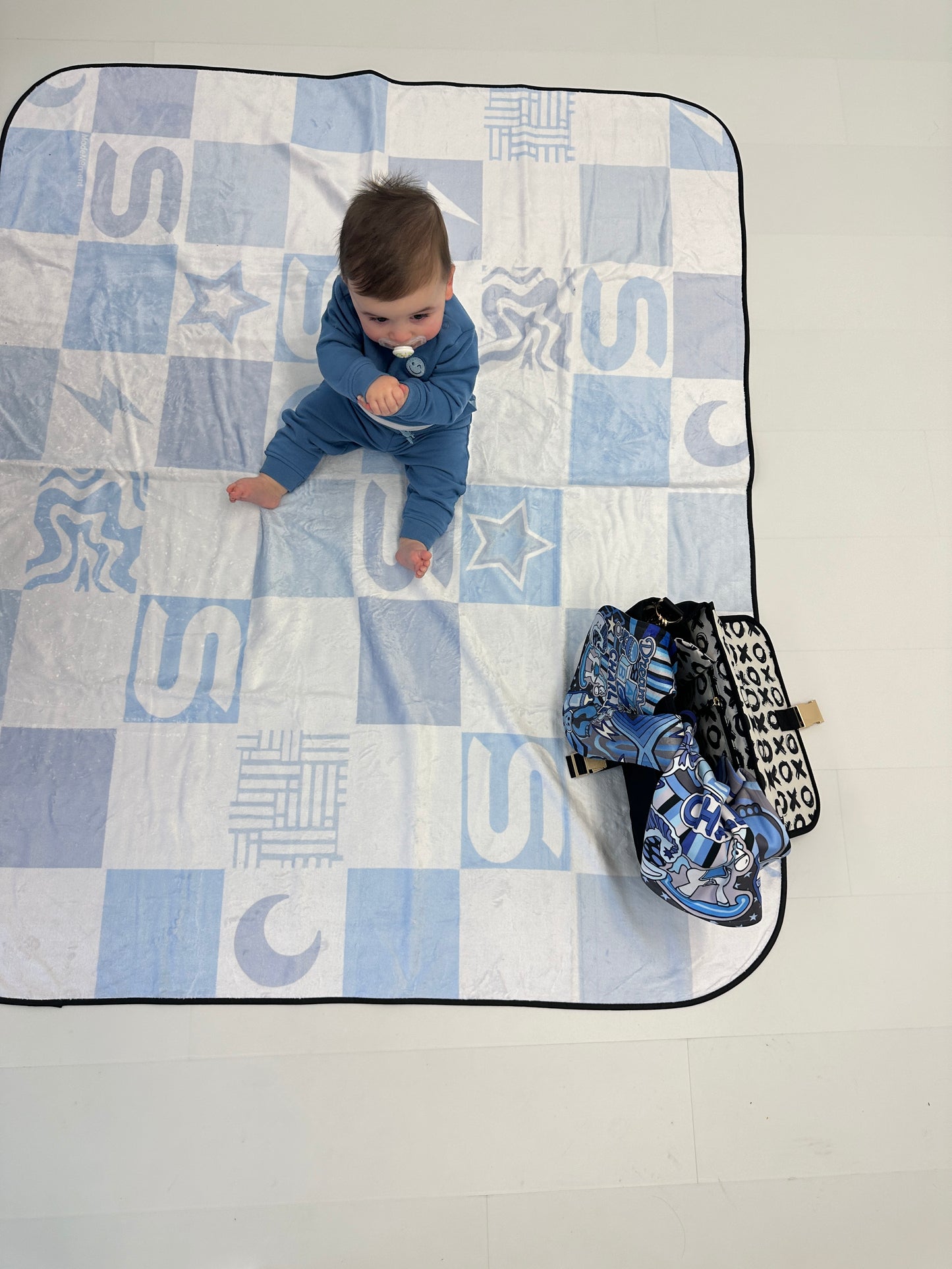 Initial Block Outdoor Blanket (3 color ways)