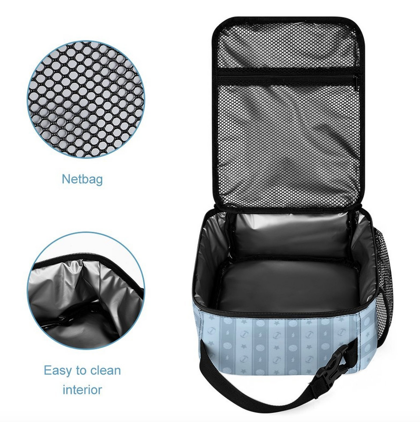 All-Star Stripes Insulated Lunch Box (multi color ways)