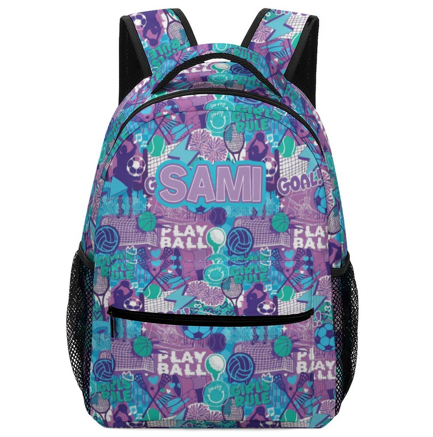 Sporty Girl Kids Backpack