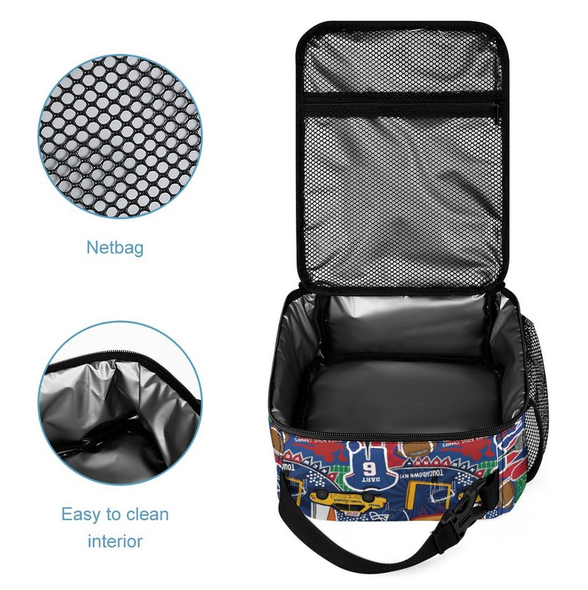 New York Football Insulated Lunch Box (2 team options)