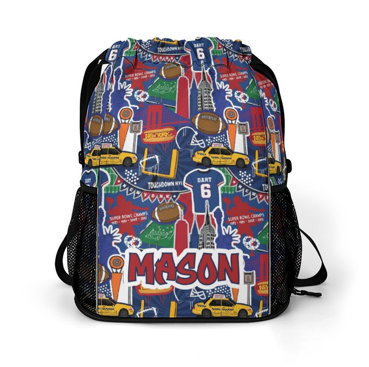 New York Football Drawstring Bag (2 team options)
