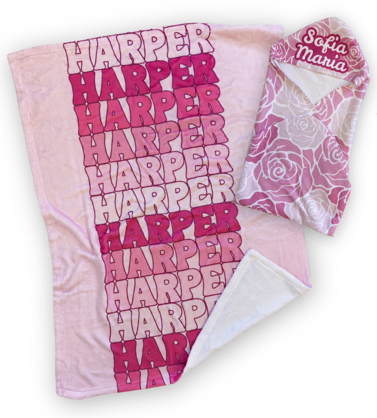 Pink Repeat Name and Rosey Days Bundle
