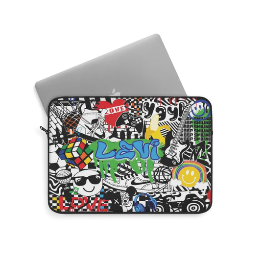 Keep Smiling Laptop Sleeve