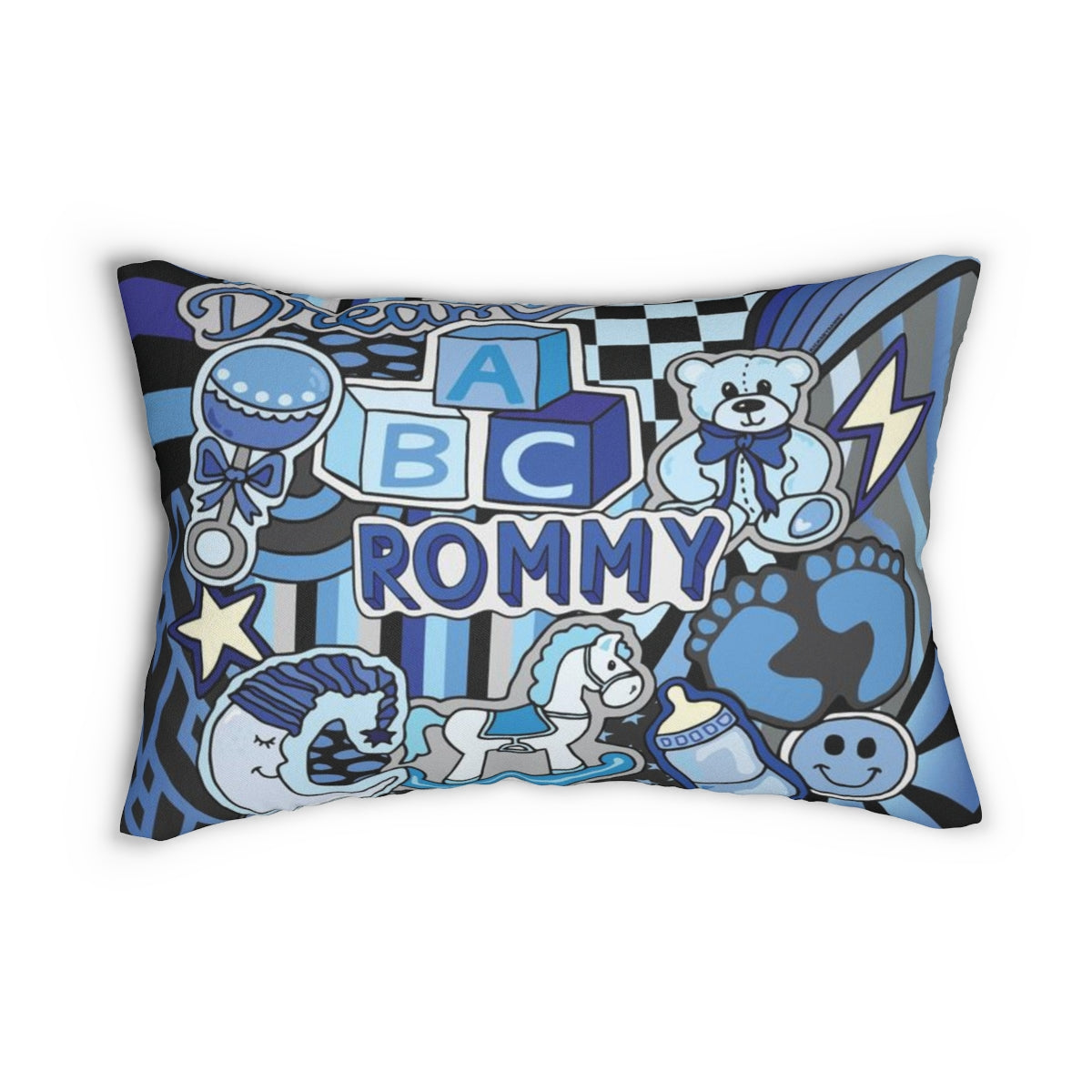 Baby Boy Lullaby Throw Pillow