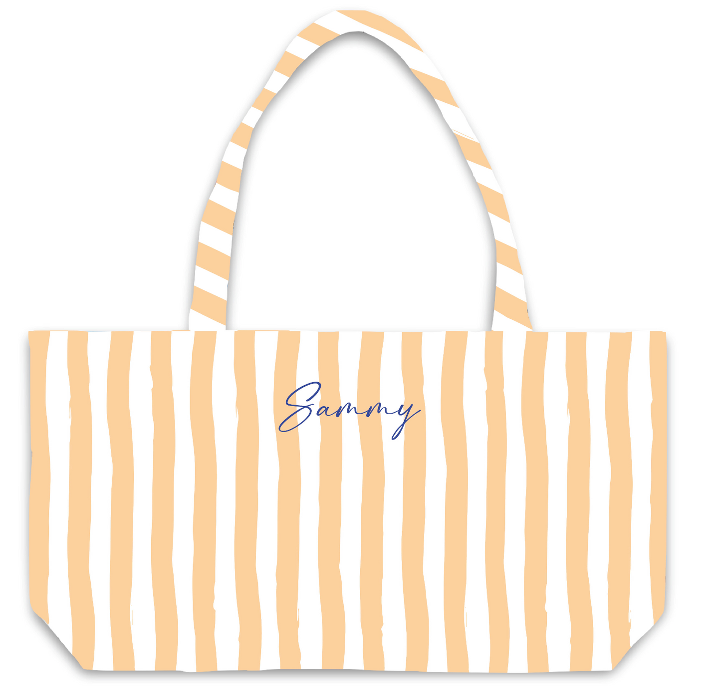 Stripes Fuzzy Tote Bag