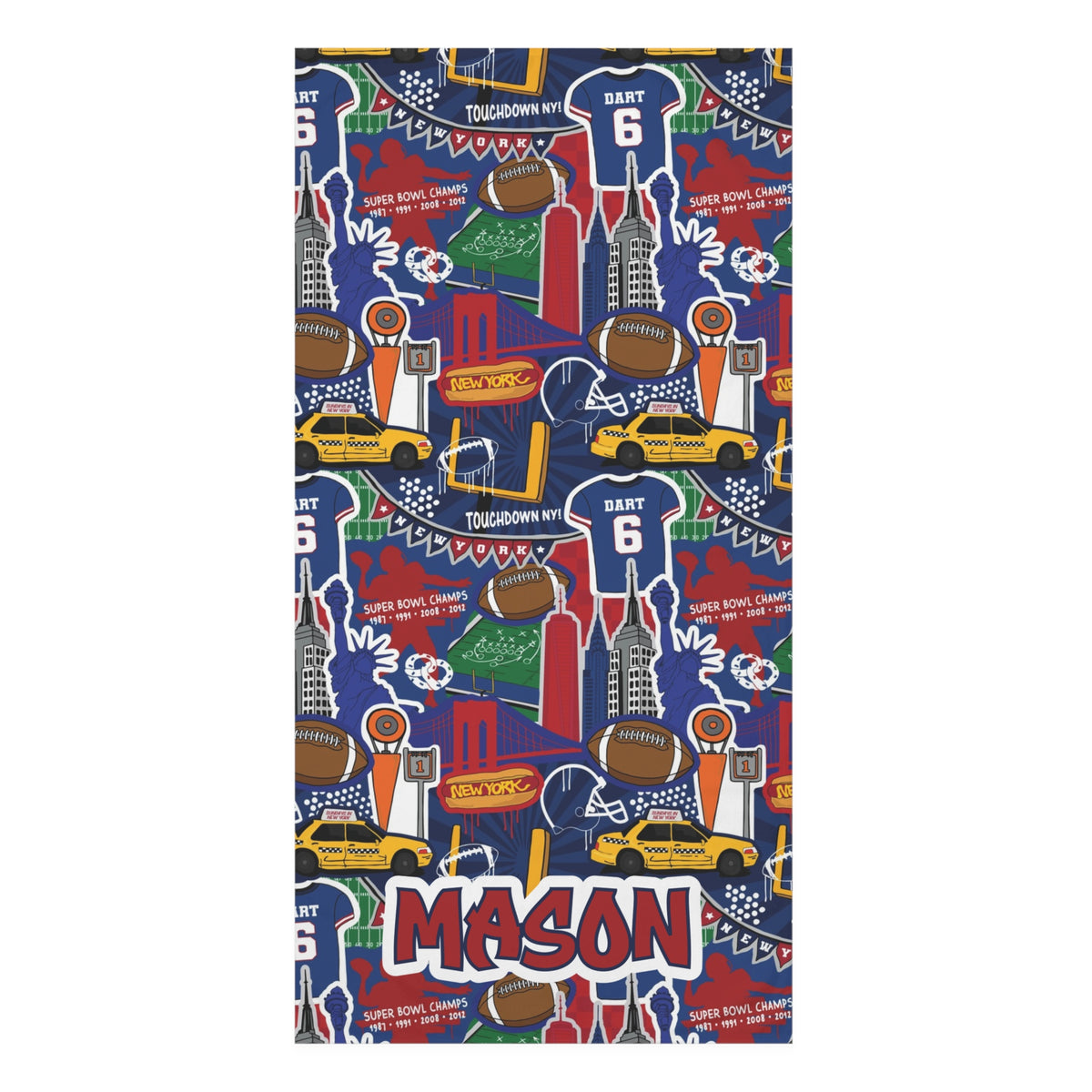 New York Football Towel (2 team options)