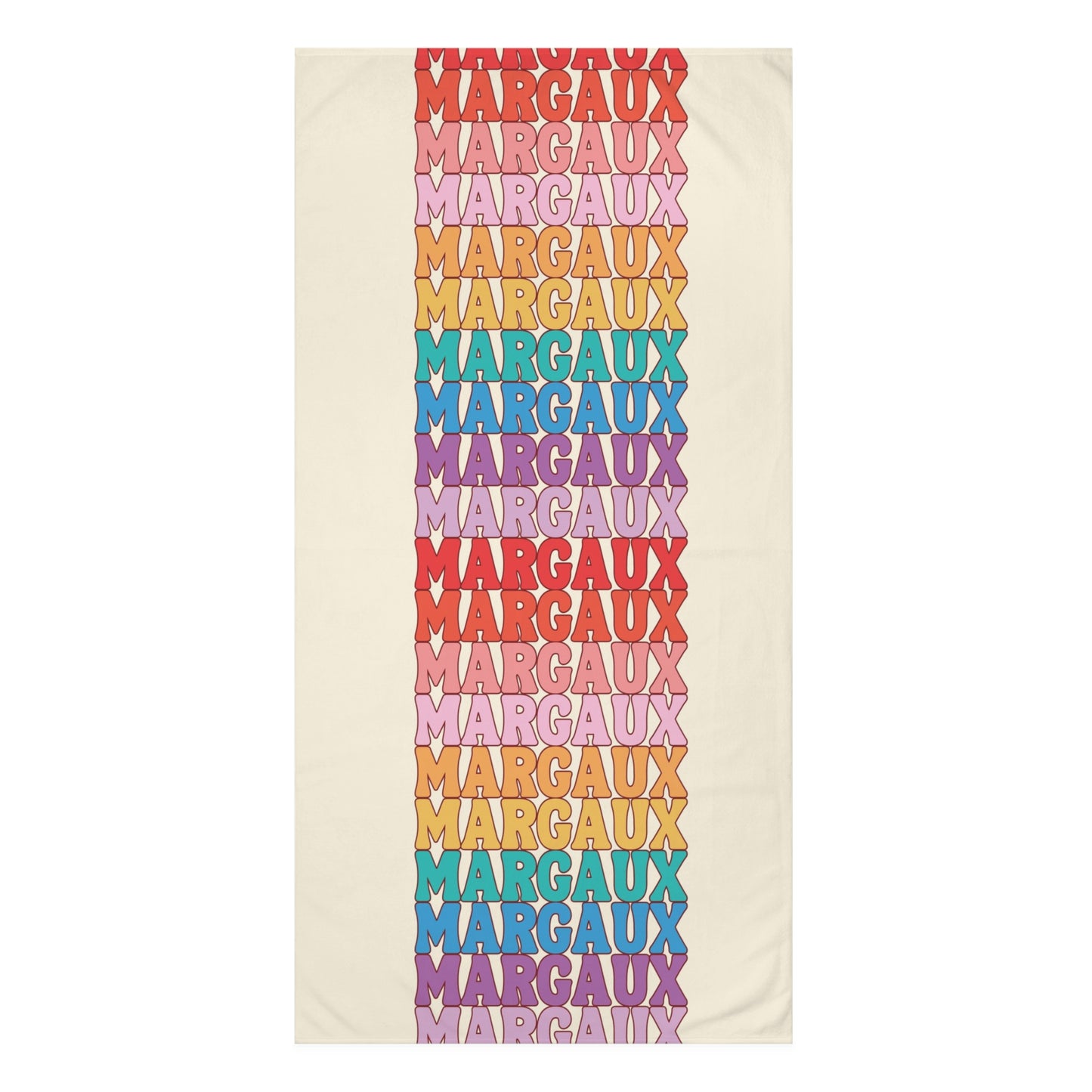 Repeat Name Towel (2 font, 6 color way options)