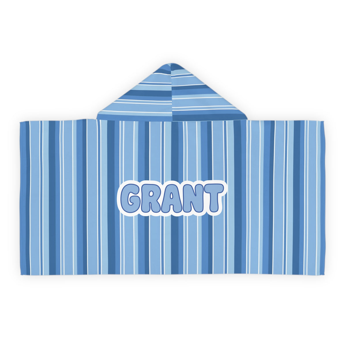 Multi Stripes Hooded Towel (blue or pink)
