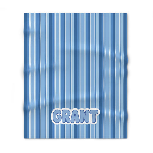 Multi Stripe Blanket (blue or pink)
