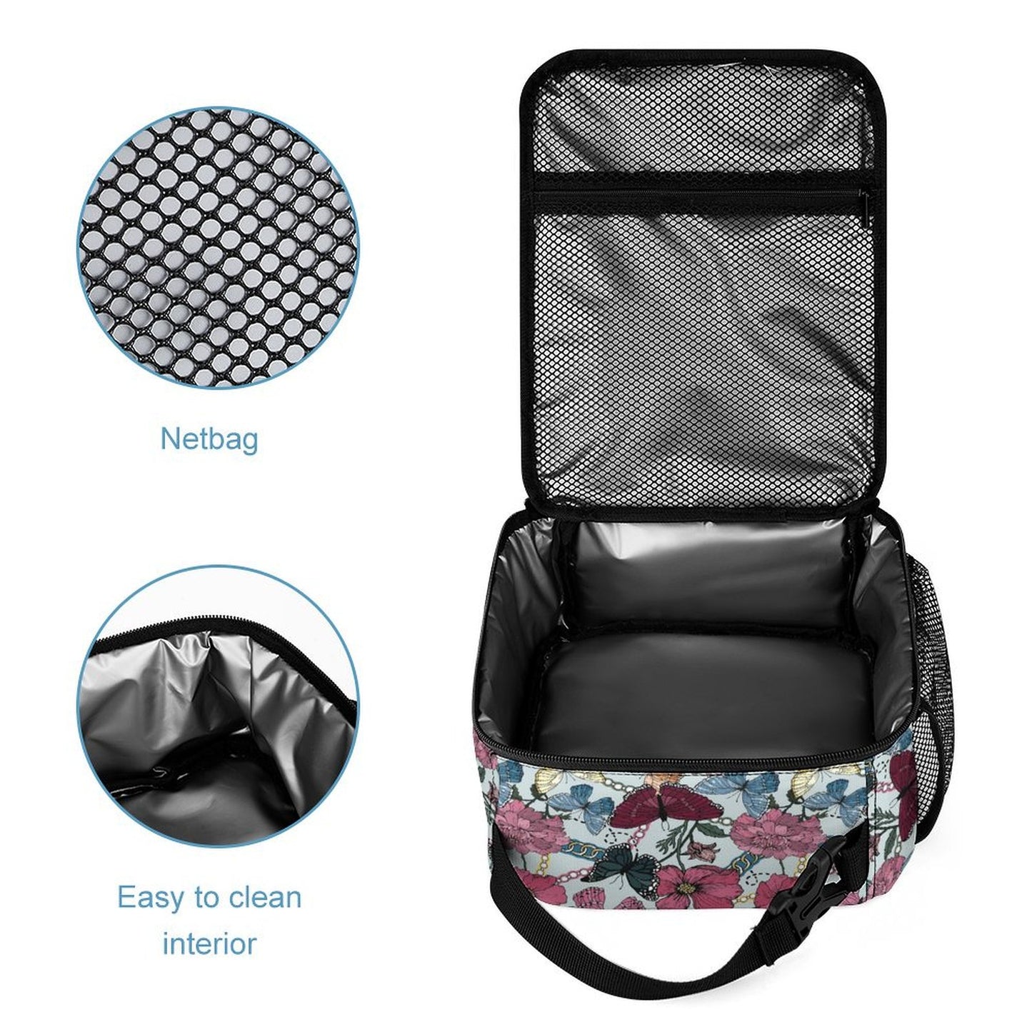 Butterfly Pearls Insulated Lunch Box