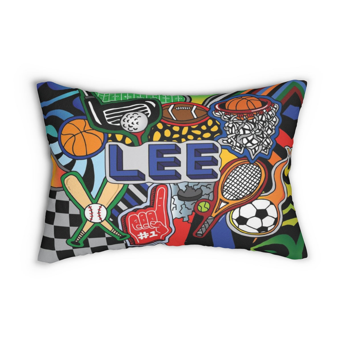 Sporty Throw Pillow