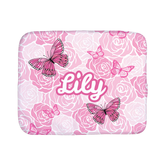 Rosey Days Burp Cloth