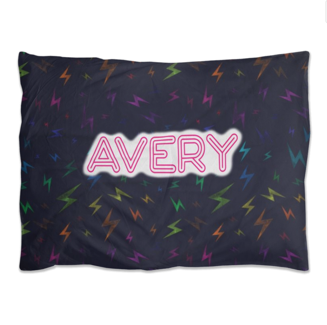 Rainbow Bolts Pillow Case