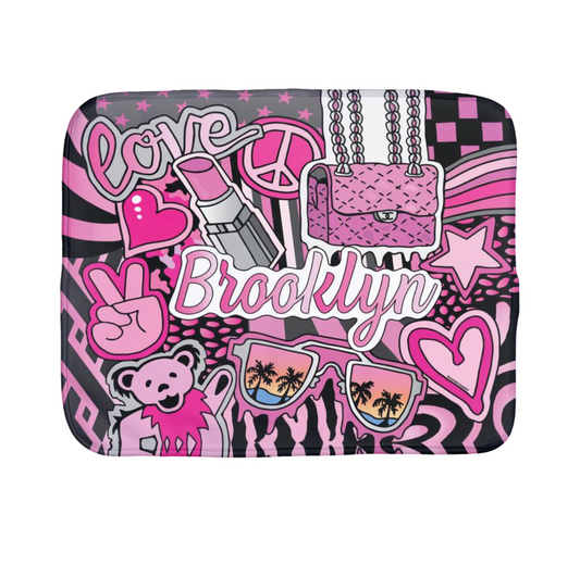 Girlie Girl Burp Cloth