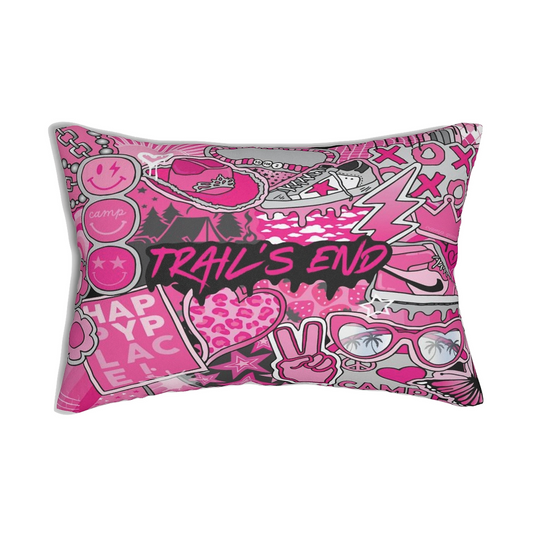 Preppy Girl Throw Pillow