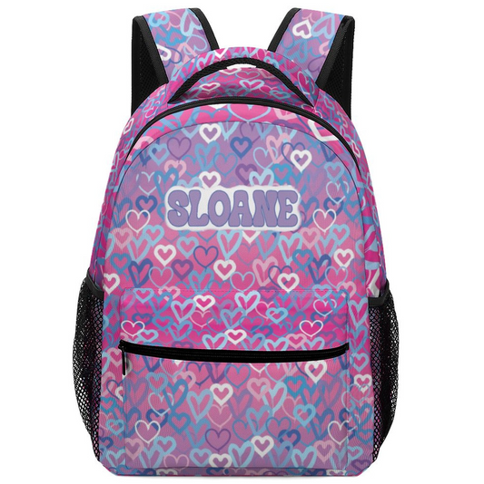 Ombre Hearts Mini Backpack