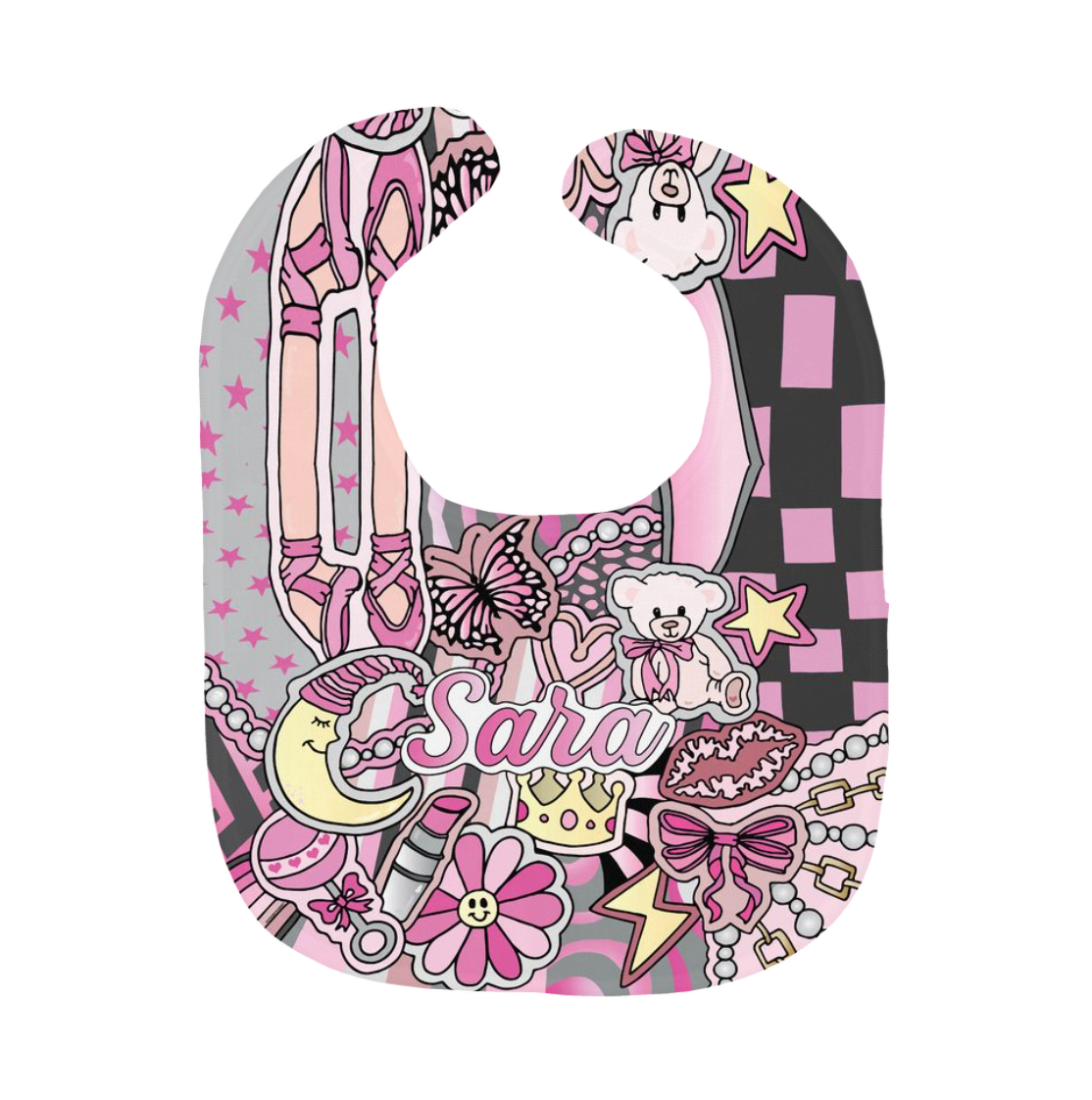 Baby Girl Lullaby Bib