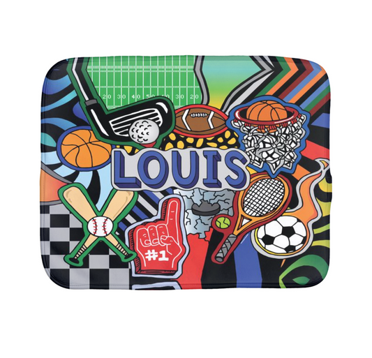 Sporty Burp Cloth