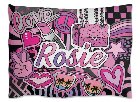 Girlie Girl Lip Pillow Case